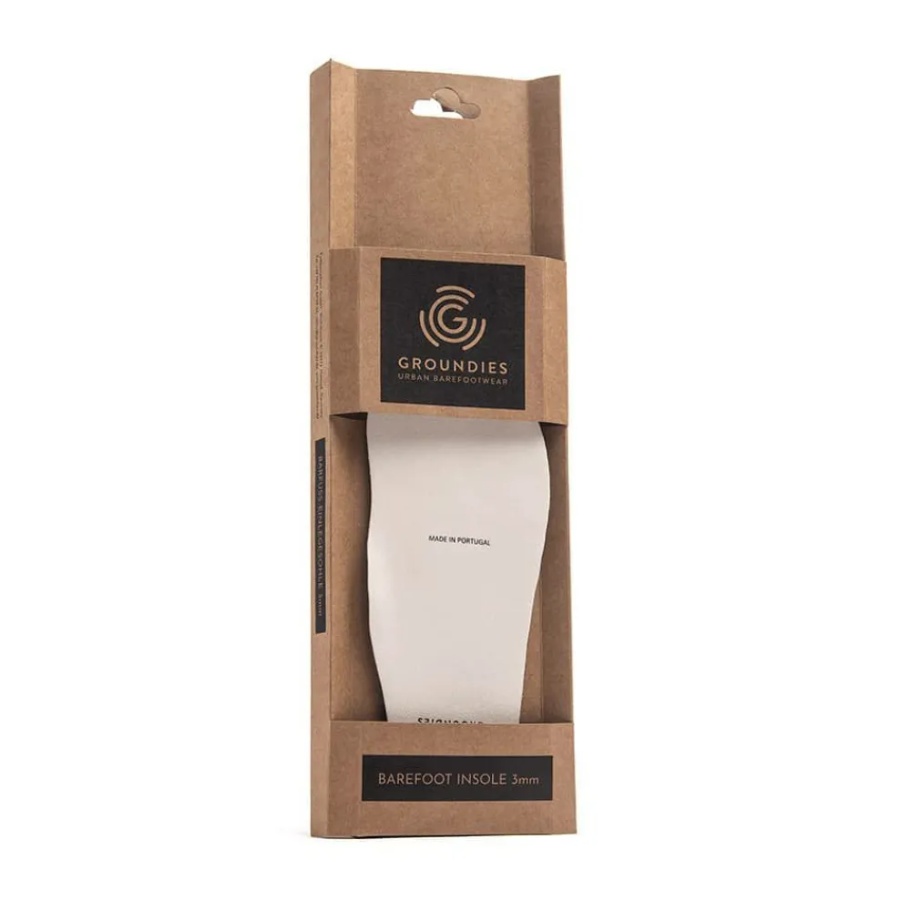 Groundies Zubehör|® Barfus-Einlegesohlen 3Mm Weis