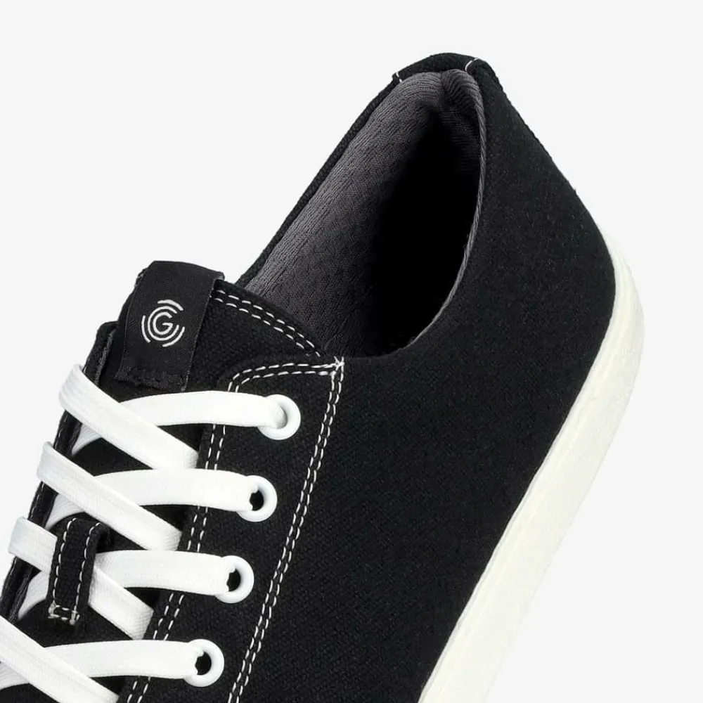 Groundies Vegan|® Brooklyn Low Men Schwarz