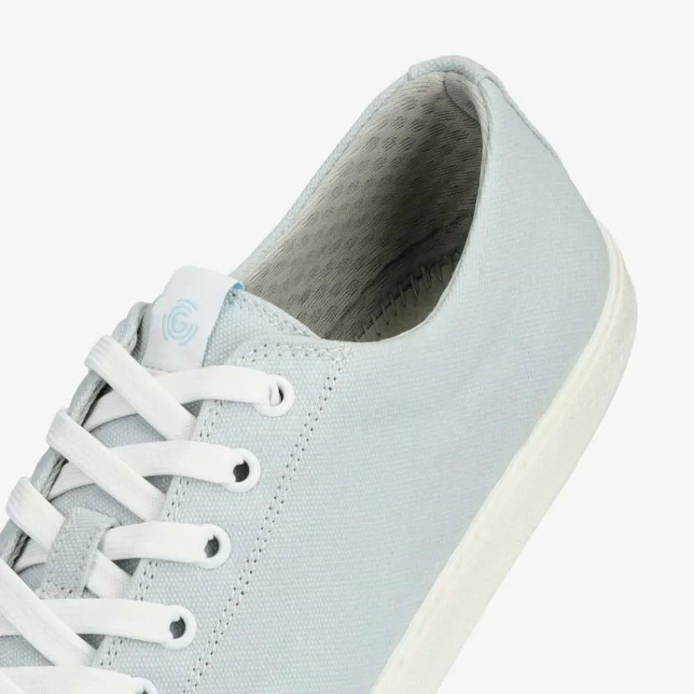 Groundies Vegan|® Brooklyn Low Women Hellblau