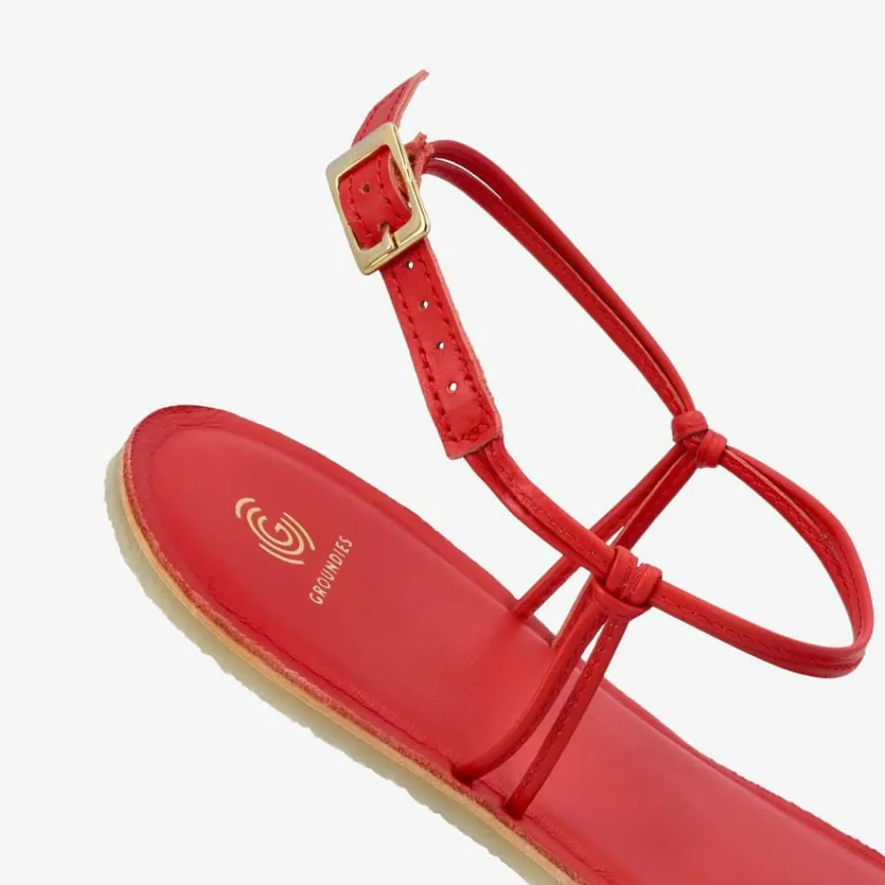 Groundies Sandalen|® Cadiz Women Rot