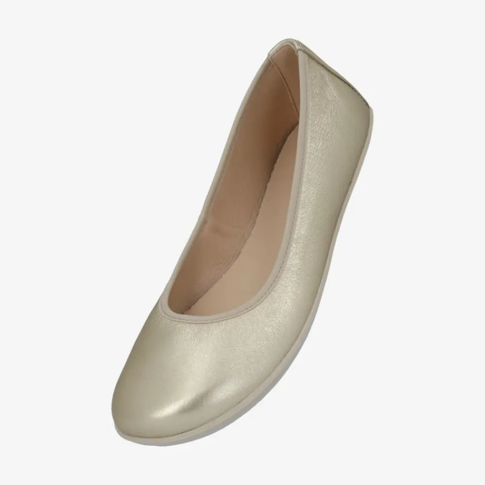 Groundies Ballerinas|® Lily Classic Women Metallic Champagne