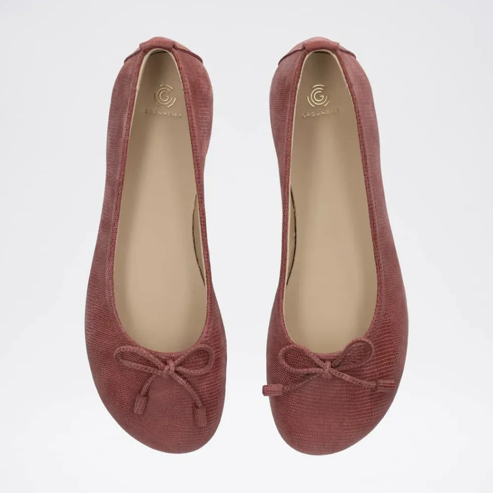 Groundies Ballerinas|® Magnolia Women Bordeaux