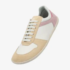 Groundies Sneaker|® Orlando Barefoot+ Women Off-White/Beige/Pink